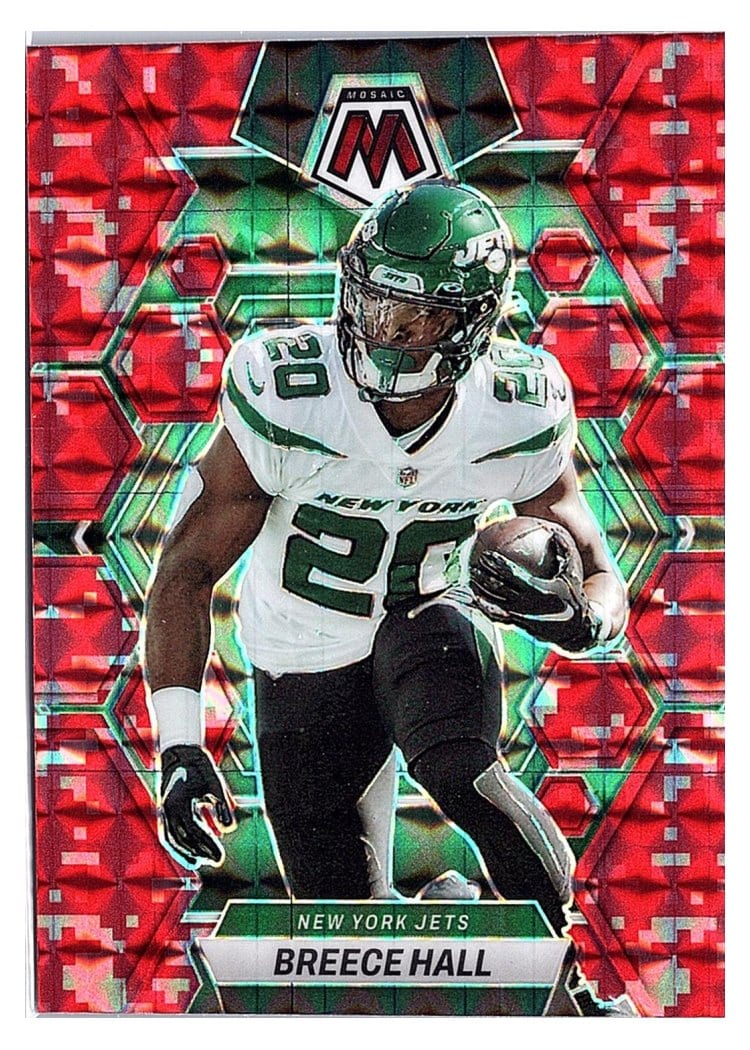 2023 Panini Mosaic Base Set Breece Hall #74 card