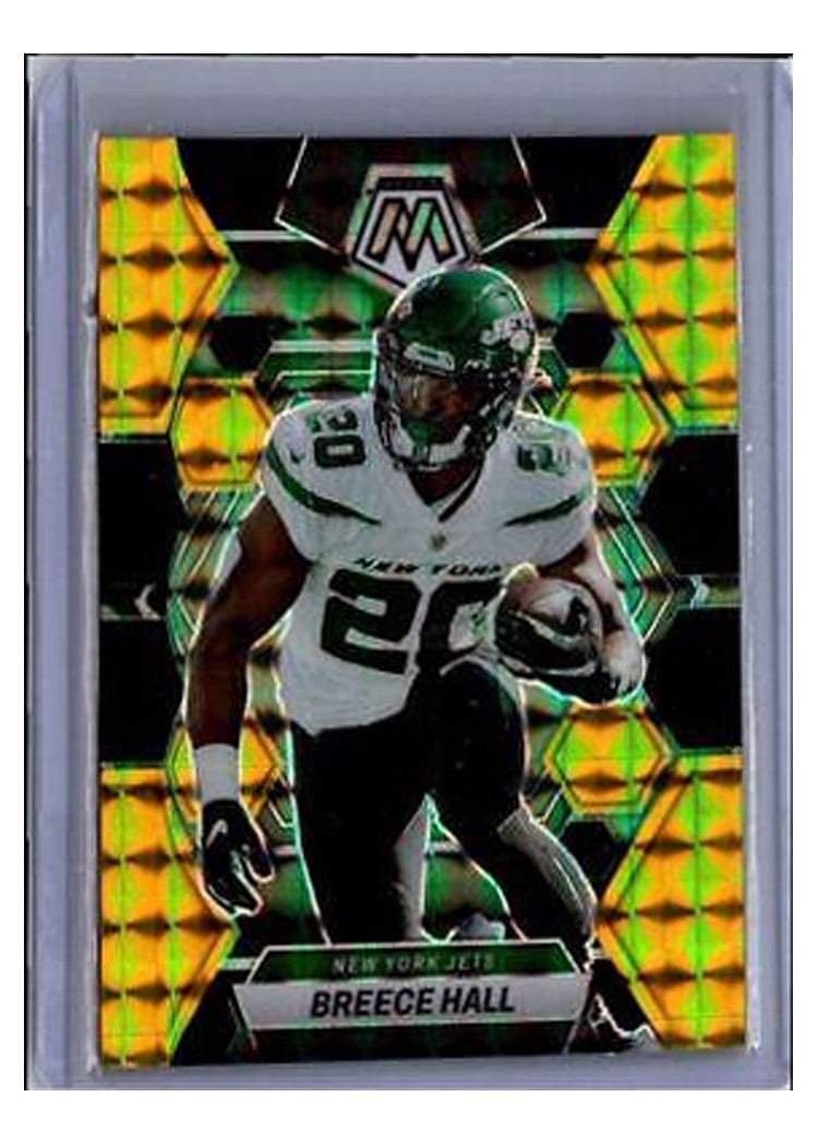 2023 Panini Mosaic Base Set Breece Hall #74 card