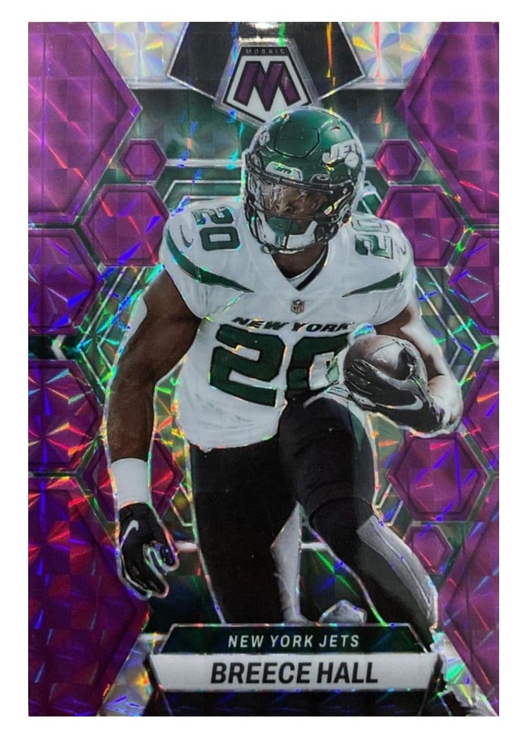 2023 Panini Mosaic Base Set Breece Hall #74 card