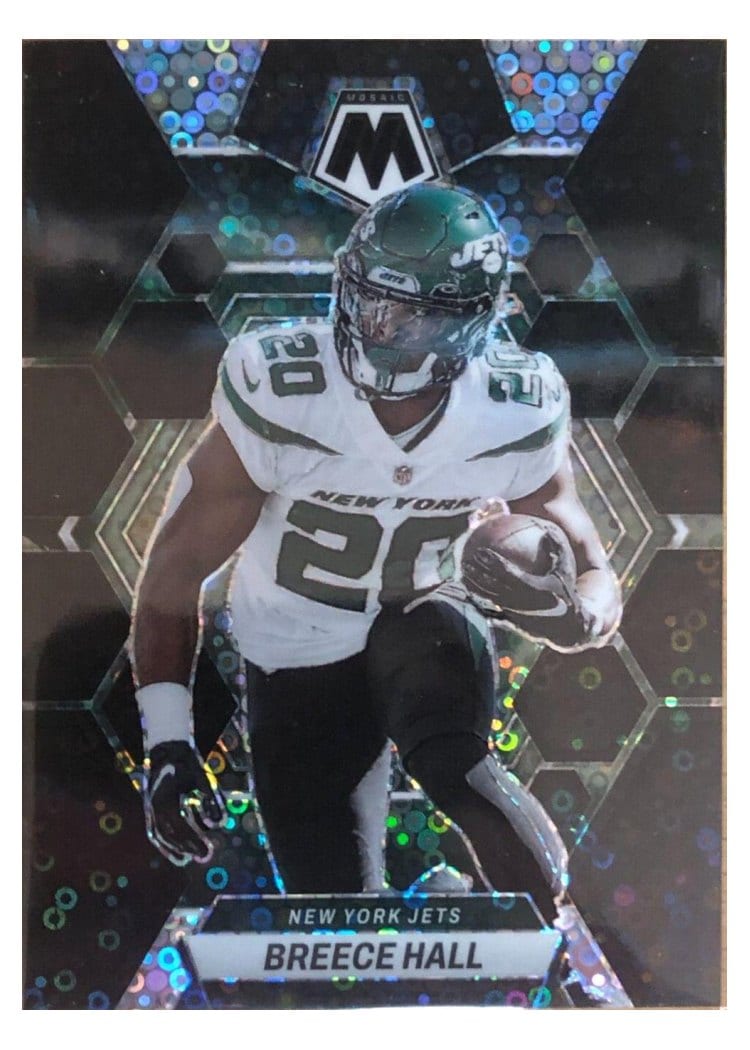 2023 Panini Mosaic Base Set Breece Hall #74 card