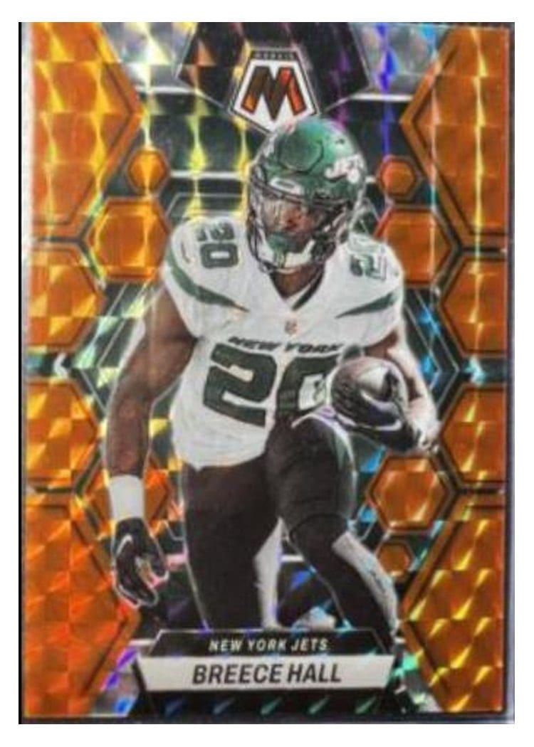 2023 Panini Mosaic Base Set Breece Hall #74 card