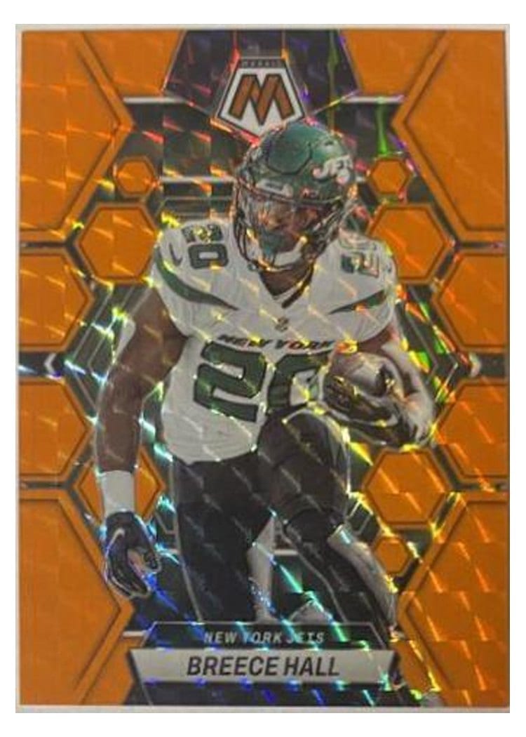 2023 Panini Mosaic Base Set Breece Hall #74 card