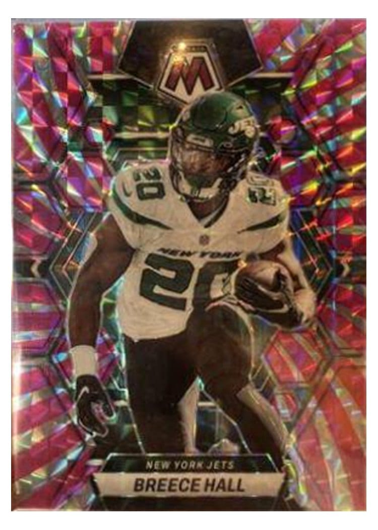 2023 Panini Mosaic Base Set Breece Hall #74 card