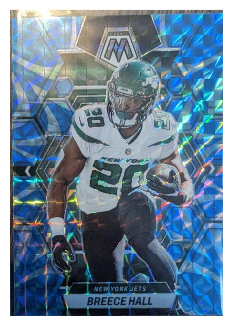 2023 Panini Mosaic Base Set Breece Hall #74 card