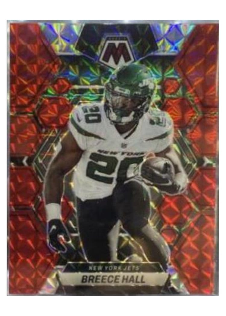 2023 Panini Mosaic Base Set Breece Hall #74 card