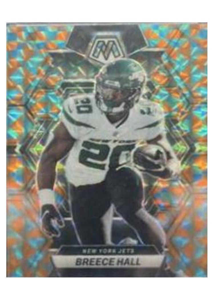 2023 Panini Mosaic Base Set Breece Hall #74 card
