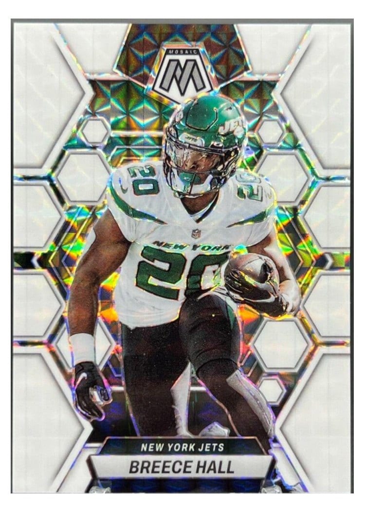 2023 Panini Mosaic Base Set Breece Hall #74 card