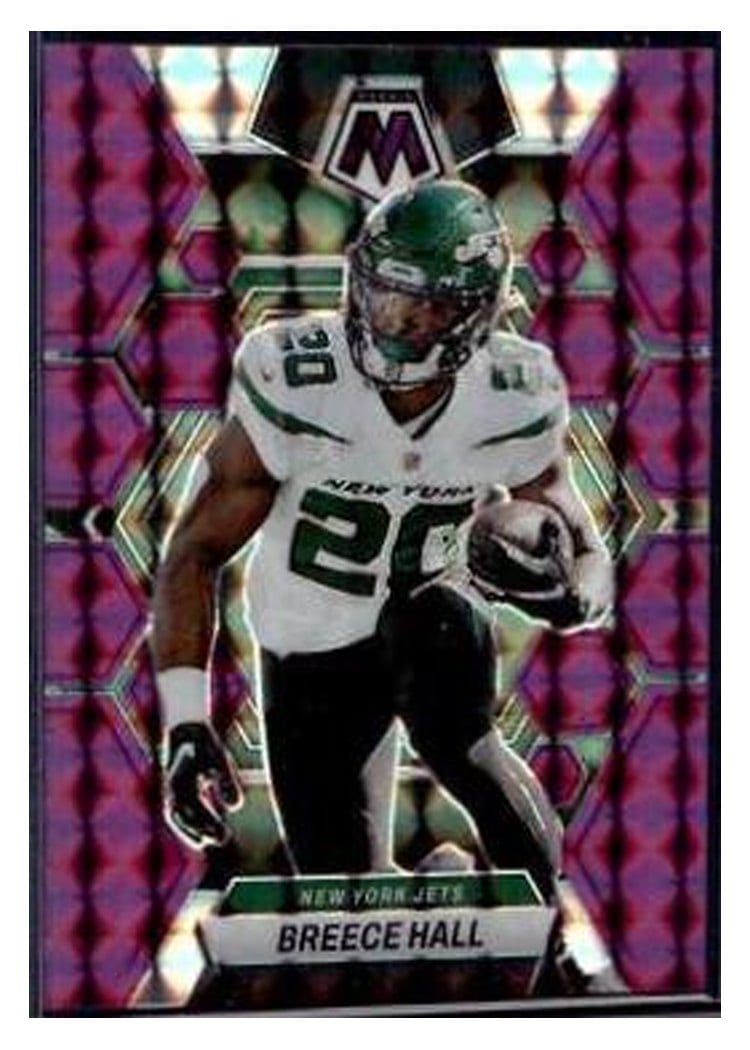 2023 Panini Mosaic Base Set Breece Hall #74 card