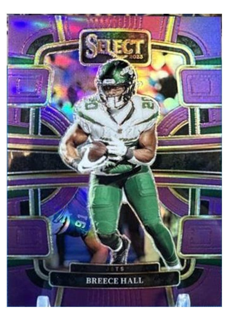 2023 Panini Select Base Set Breece Hall #77 card