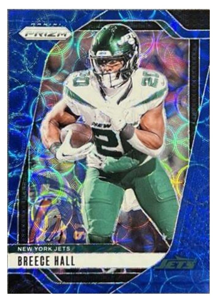 2024 Panini Prizm Base Set Breece Hall Choice Blue #223 card