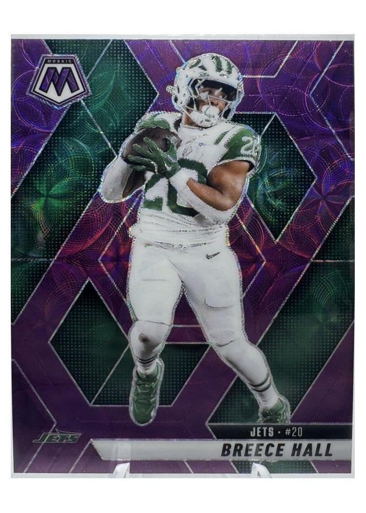 2025 Panini Mosaic Base Set Breece Hall Purple Scope #236 card