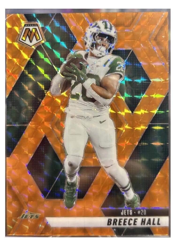 2025 Panini Mosaic Base Set Breece Hall #236 card