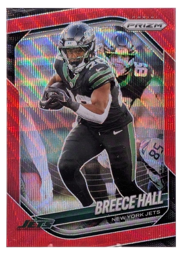 2025 Panini Prizm Base Set Breece Hall #50 card