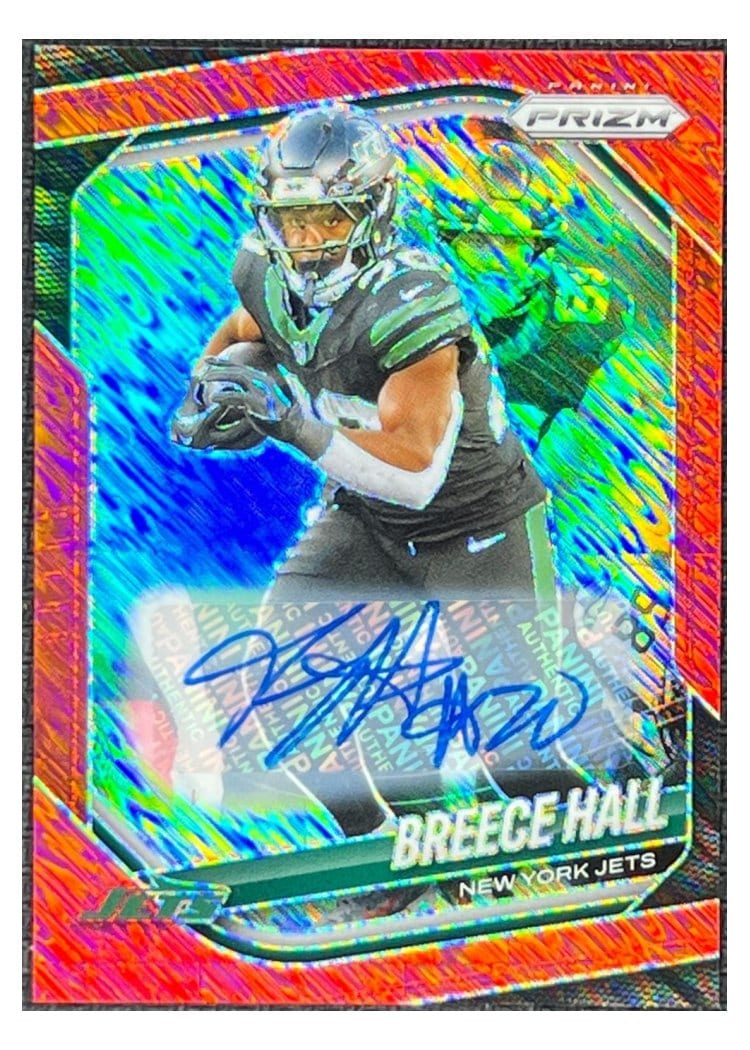 2025 Panini Prizm Base Set Breece Hall #50 card