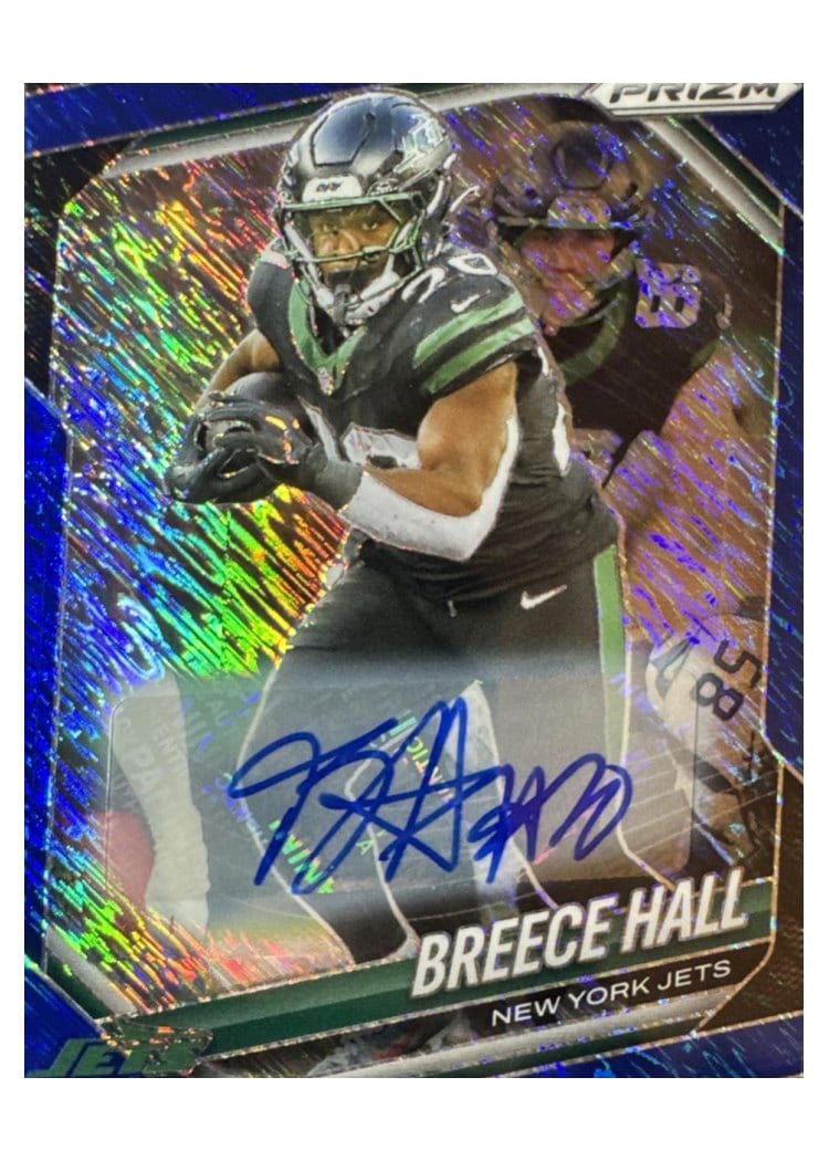 2025 Panini Prizm Base Set Breece Hall #50 card