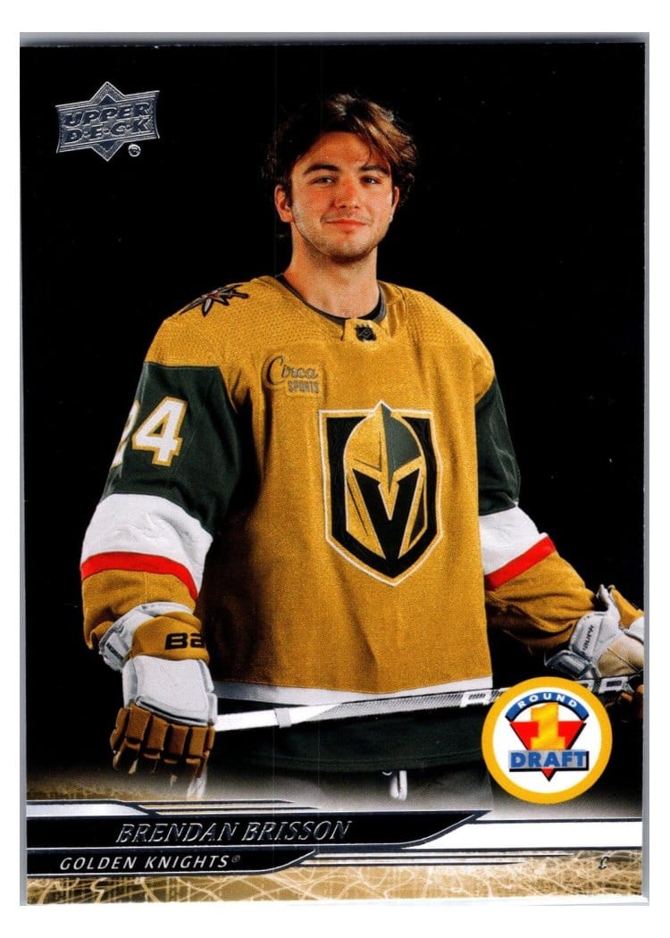 2024-25 Upper Deck Base Set Brendan Brisson #742 card