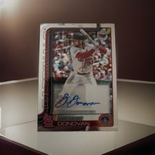 2025 Topps Chrome Update Autographs Brendan Donovan #AC-BD card