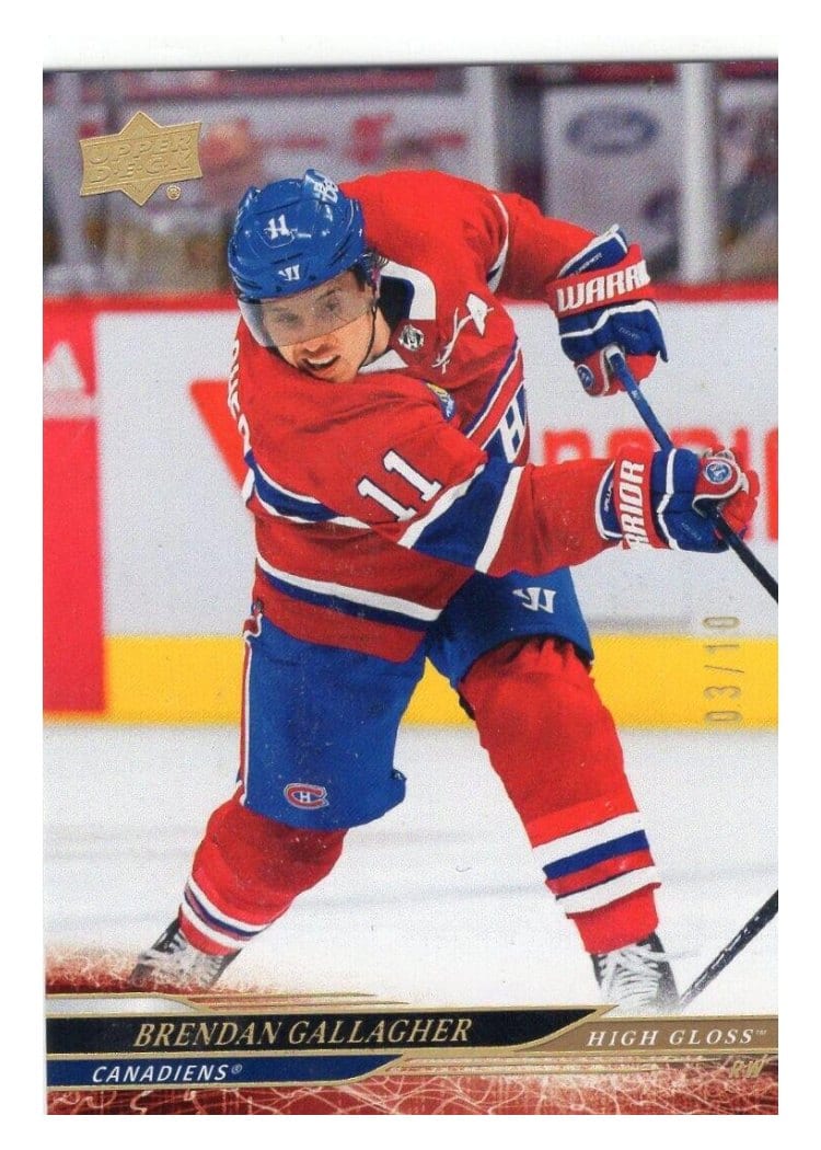 2024-25 Upper Deck Base Set Brendan Gallagher #100 card