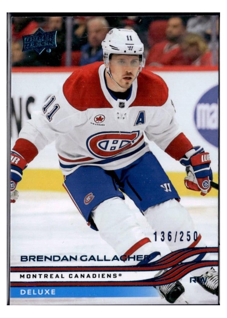 2025-26 Upper Deck Base Set Brendan Gallagher #89 card
