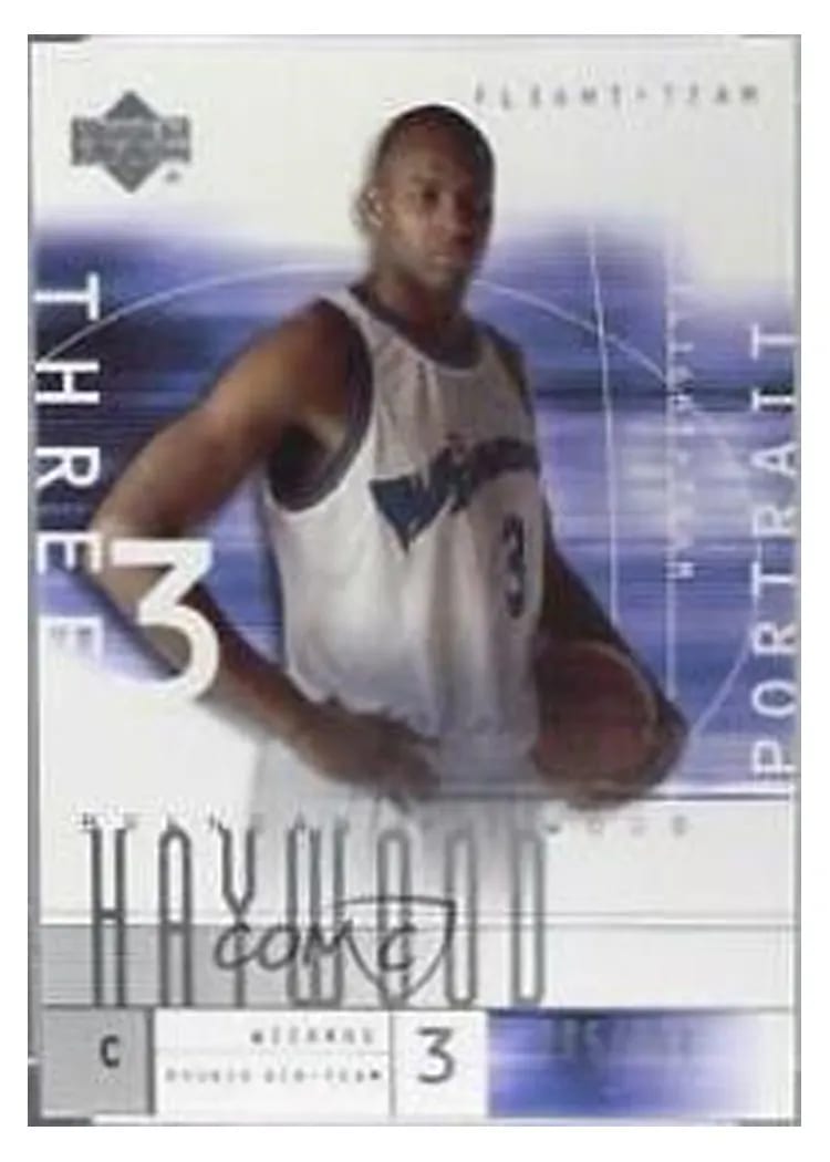 2001 Upper Deck Flight Team Brendan Haywood #106 card