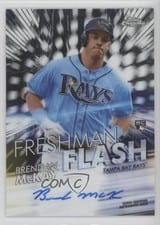 2020 Topps Chrome Freshman Flash Autograph Brendan McKay #FFA-BM card