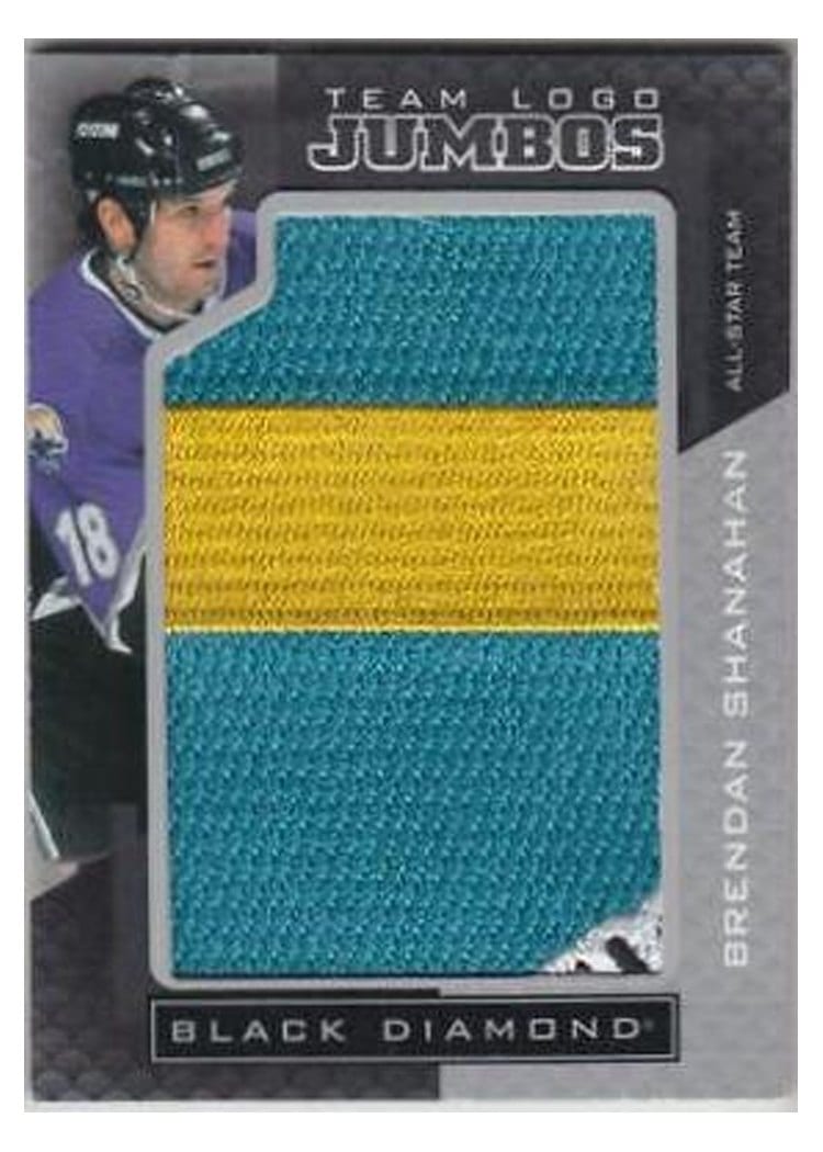 2021-22 Upper Deck Black Diamond Team Logo Jumbo Puzzle Patches Brendan Shanahan #TLAS-BS card