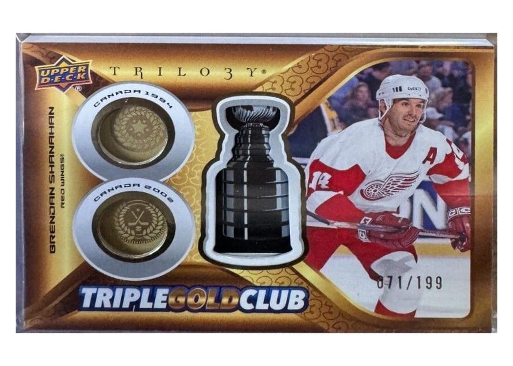 2023-24 Upper Deck Trilogy Triple Gold Club Brendan Shanahan #TGC-BS card