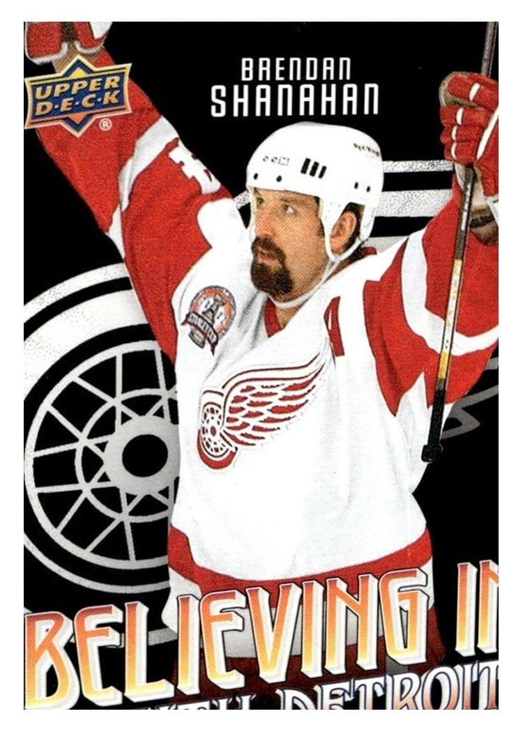 2025-26 Upper Deck Detroit Red Wings Centennial Believing in South Detroit Brendan Shanahan #BSD-11 card