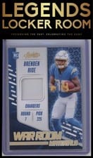 2024 Panini Absolute War Room Materials Brenden Rice #WRM-BRE card