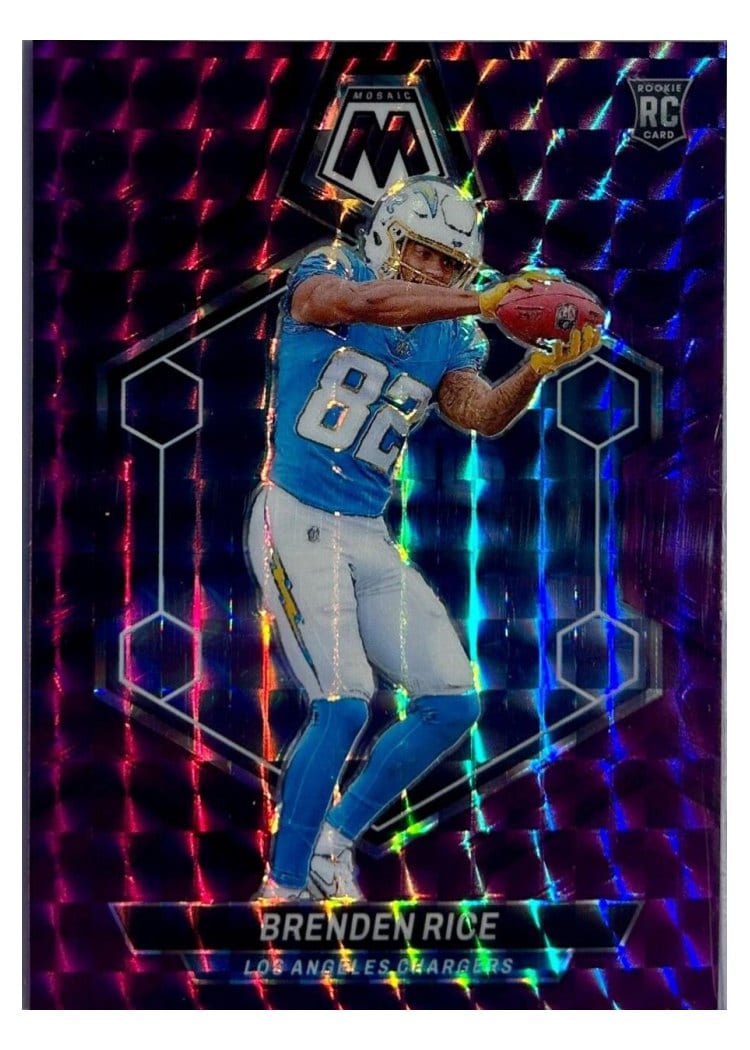 2024 Panini Mosaic Base Set Brenden Rice #399 card