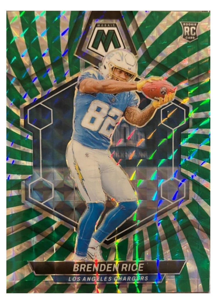 2024 Panini Mosaic Base Set Brenden Rice #399 card