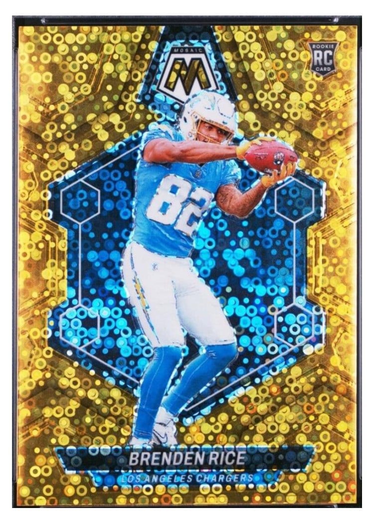2024 Panini Mosaic Base Set Brenden Rice #399 card