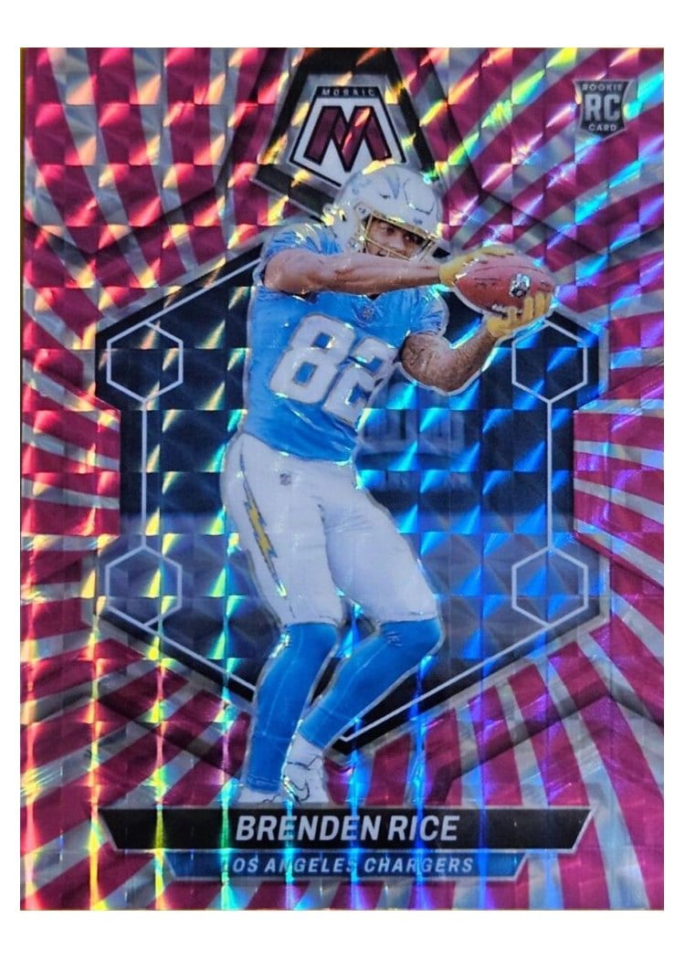 2024 Panini Mosaic Base Set Brenden Rice #399 card