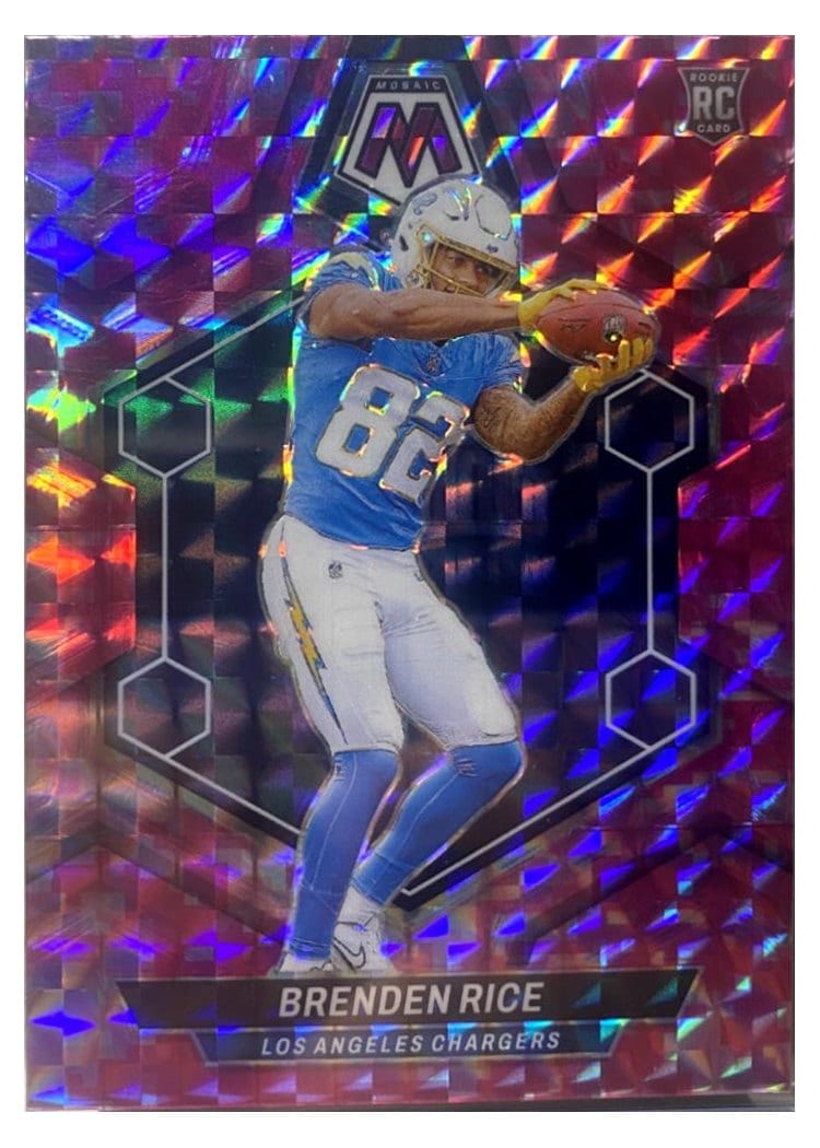 2024 Panini Mosaic Base Set Brenden Rice #399 card