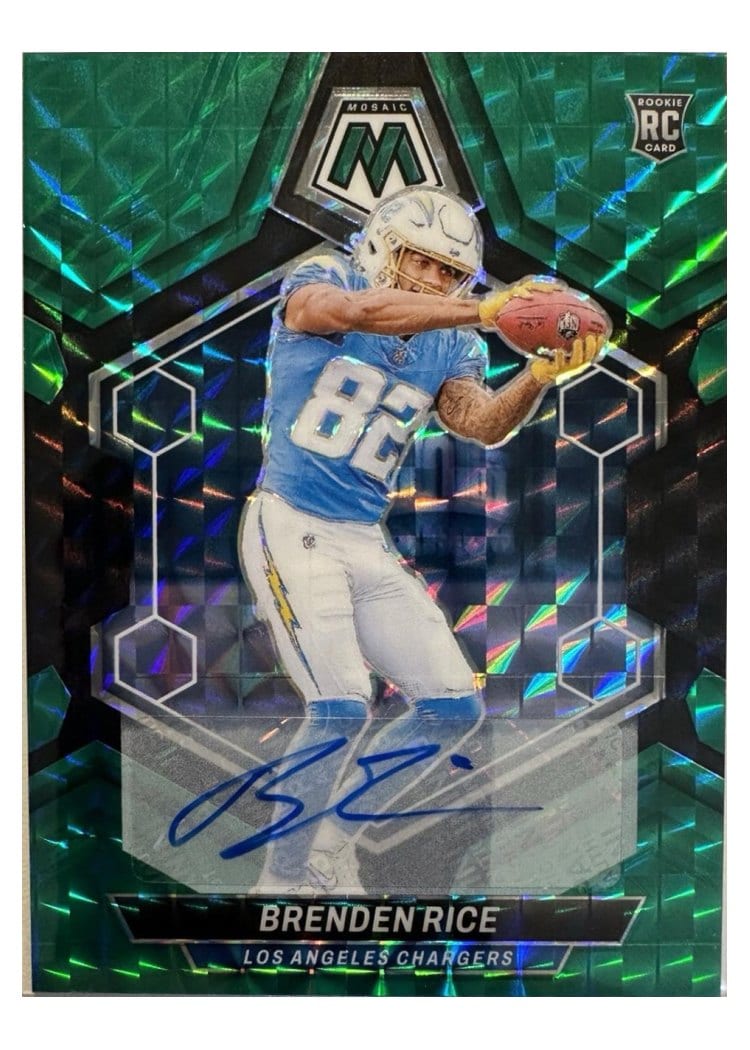 2024 Panini Mosaic Base Set Brenden Rice #399 card