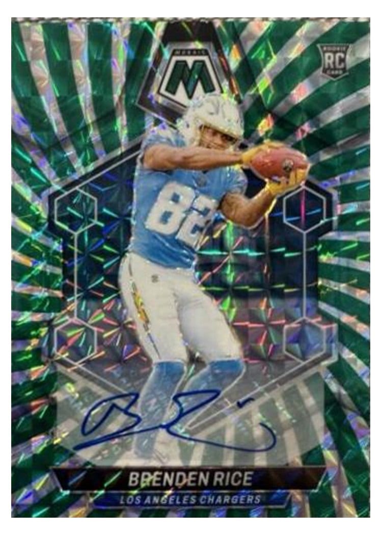 2024 Panini Mosaic Base Set Brenden Rice #399 card