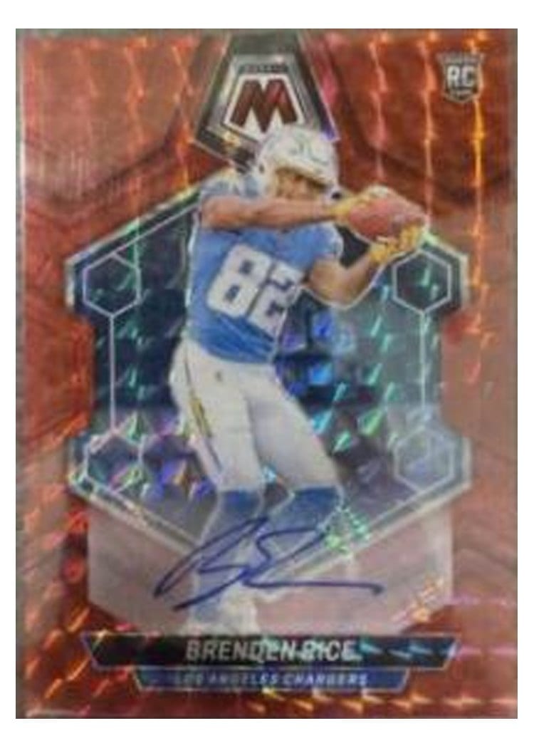 2024 Panini Mosaic Base Set Brenden Rice #399 card