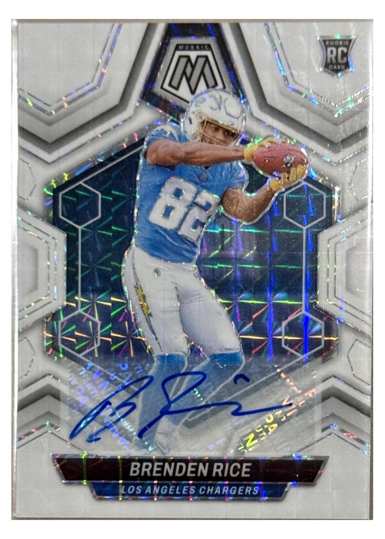 2024 Panini Mosaic Base Set Brenden Rice #399 card