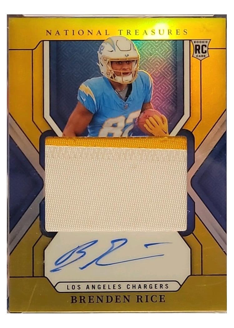 2024 Panini National Treasures Base Set Brenden Rice #191 card