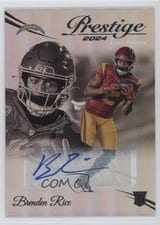 2024 Panini Prestige Xtra Points Signatures Premium Brenden Rice #370 card