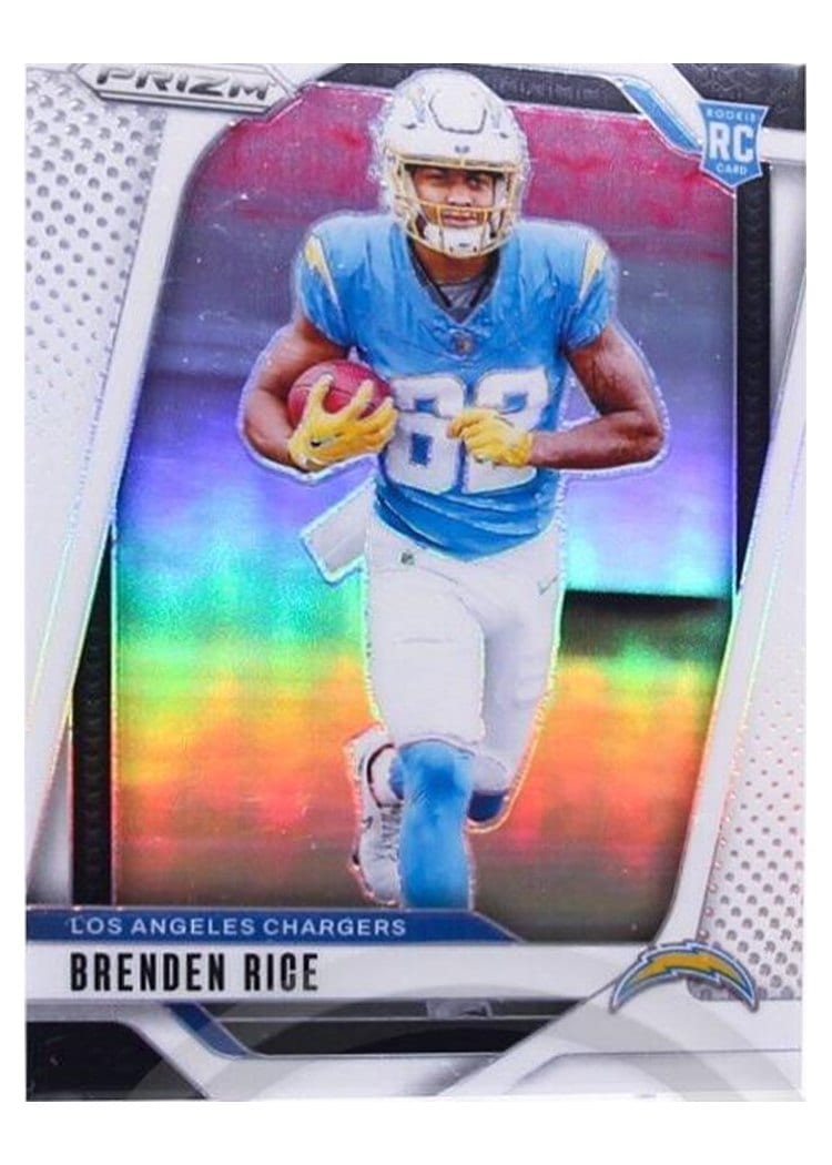 2024 Panini Prizm Base Set Brenden Rice White #313 card