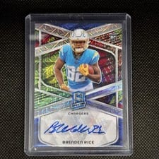 2024 Panini Spectra Rookie Autographs Brenden Rice #RA-BRE card