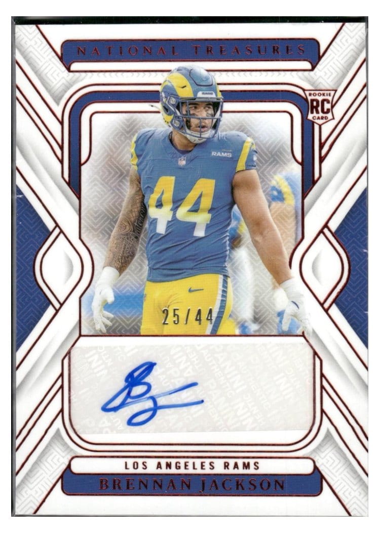 2024 Panini National Treasures Base Set Brennan Jackson #153 card