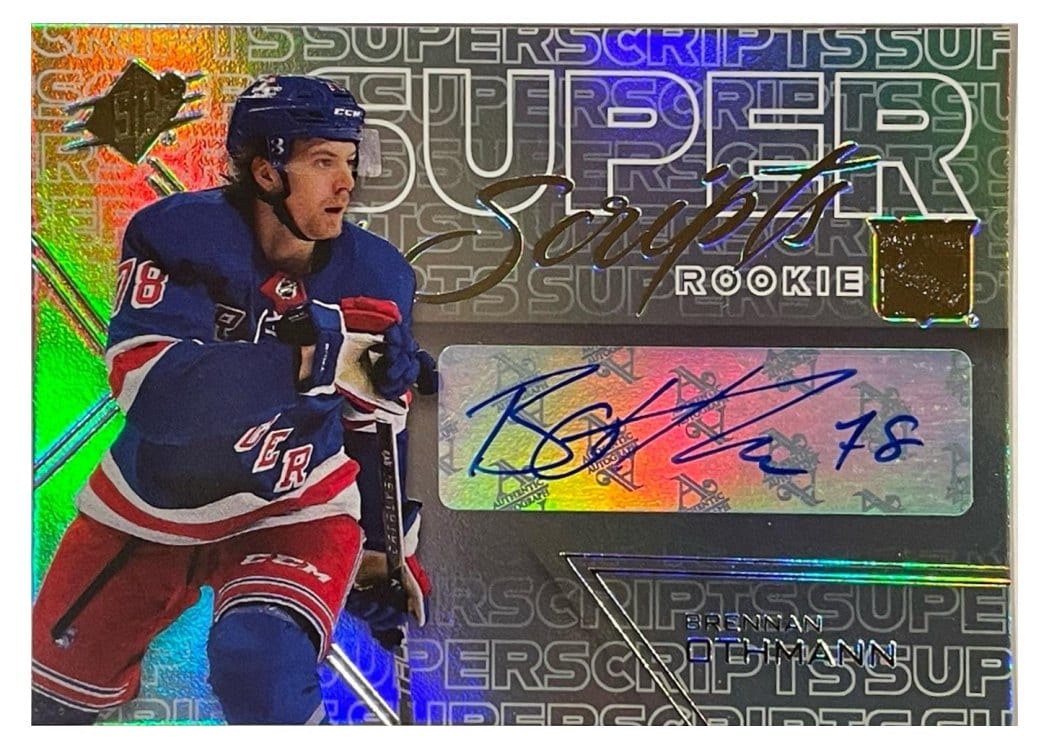 2024-25 SPx SuperScripts Rookies Brennan Othmann #SSR-BO card