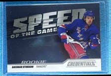 2024-25 Upper Deck Credentials Speed of the Game Rookies Brennan Othmann #SGR-BO card