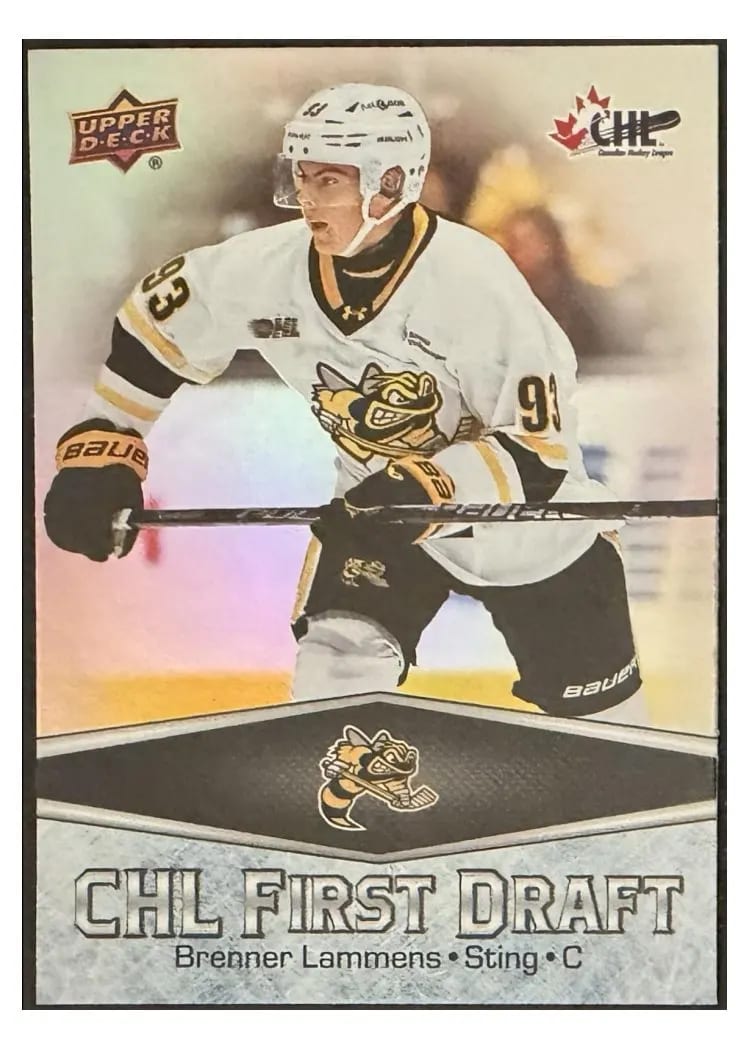 2025 Upper Deck CHL First Draft Brenner Lammens #FD-5 card