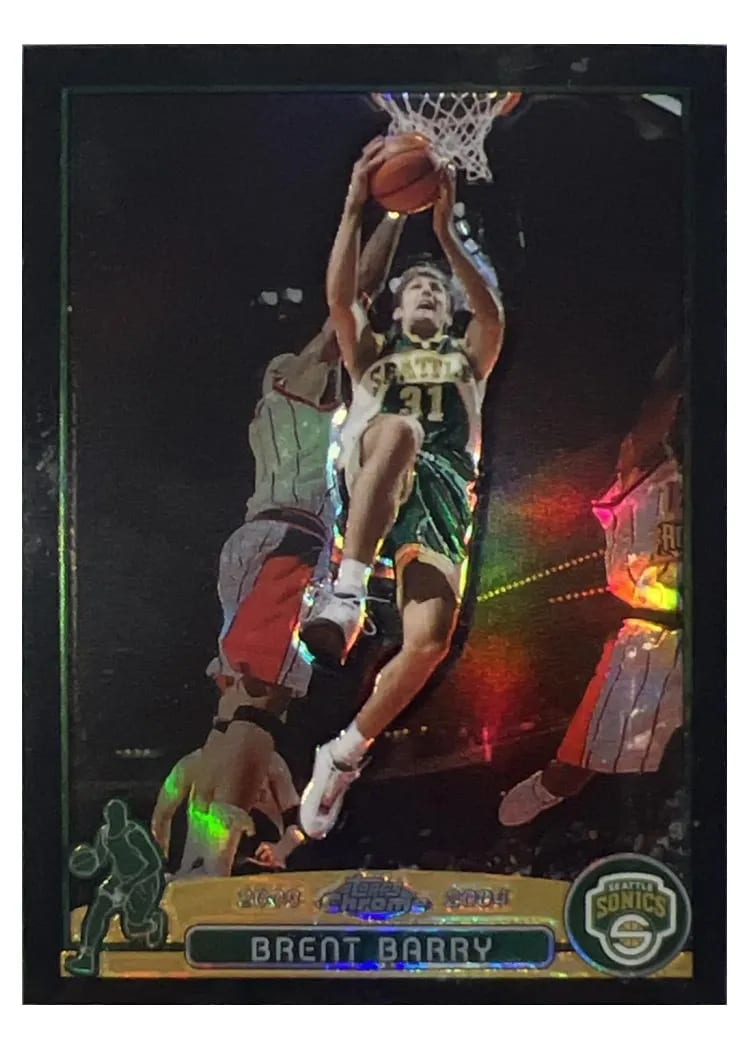 2003 Topps Chrome Brent Barry #69 card