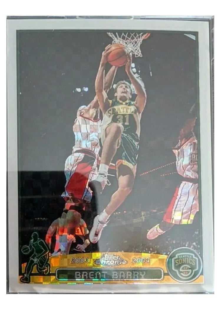 2003 Topps Chrome Brent Barry #69 card