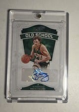 2022-23 Panini Chronicles Old School Autographs Brent Barry #OSA-BBS card