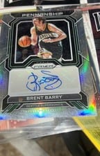 2022-23 Panini Prizm Penmanship Brent Barry #PNM-BRB card